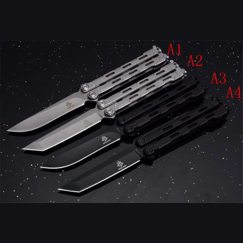 JunLang 03AB All-Steel Hunting Knife: 210mm Heavy-Duty Folder | 58HRC Corrosion Resistant