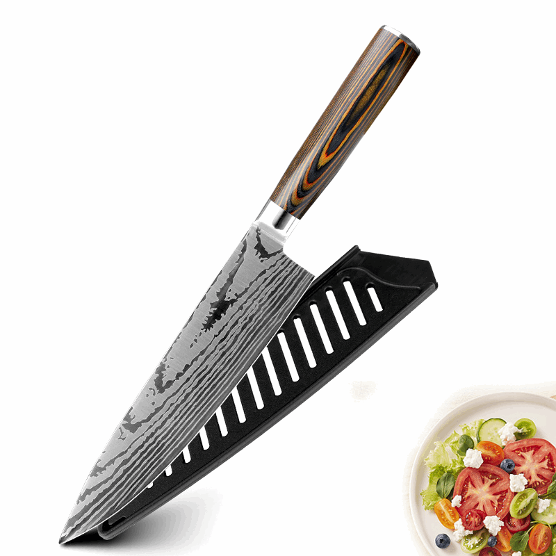 Kitchen Knives Set Chef Japanese 7CR17 440C High Carbon Stainless Steel