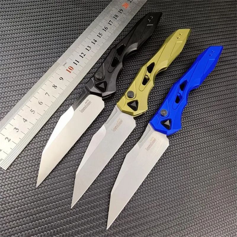 Kershaw 7650 AUTO Knife: 20.2 cm Full-Size Tactical | 60 HRC Ultralight Aluminum