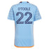 Kevin O'Toole New York City FC adidas 2024 The Interboro Kit Player Jersey – Light Blue