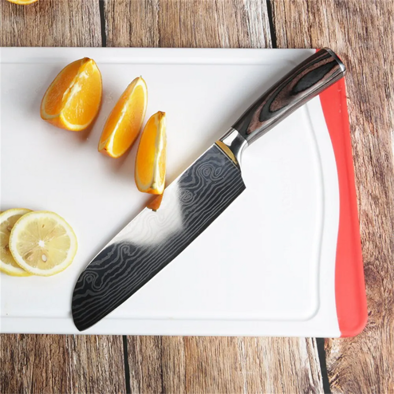Kitchen Knife Carbon Steel 7 Inch