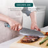 KnivesCollection™ 7" Damascus Santoku Knife – Japanese Kitchen Chef Knife with Abalone Shell Handle