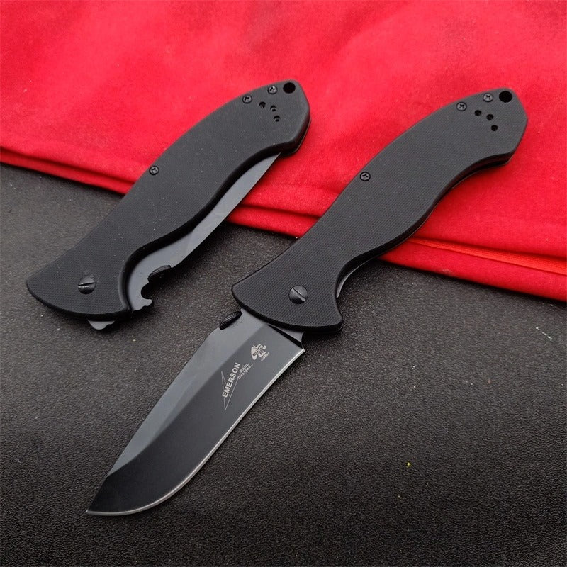 KnivesCollection™ | Kershaw Emerson 6045BLK Utility Folder | 3.54" 8Cr13MoV Blade