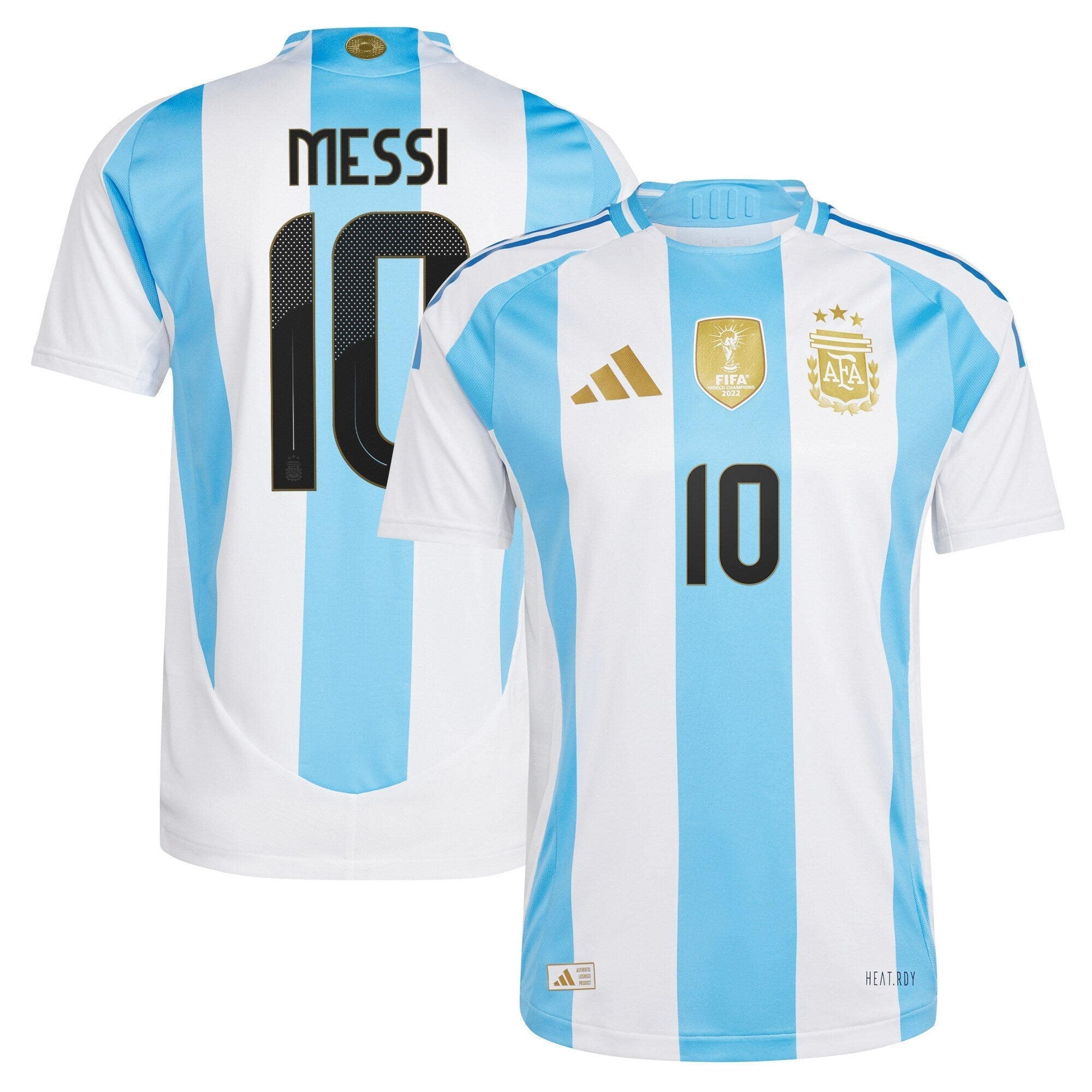 Lionel Messi Argentina National Team adidas 2024 Home Player Authentic T-shirt - White