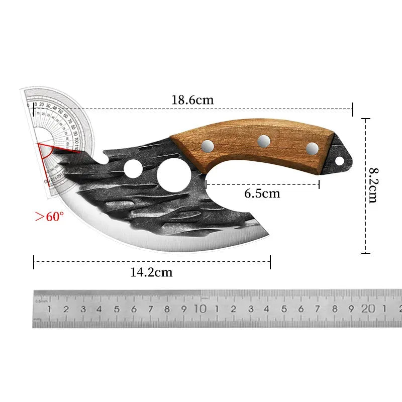 Meat cleaver Corkscrew Steak Vegetable fruit Portable Knife For Kitchen