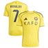 Ronaldo Men's Football Jersey – 2025/26 Home-Style Player Design – Yellow
