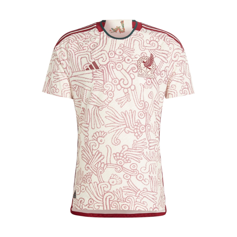 Mexico National Team Away jersey  2022 Customized Shirt Unisex - White - Jersey Teams World