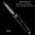 Microtech Style Automatic Knife: T6061 Aviation Aluminum | Ultra-Light 103g Tactical Hunter