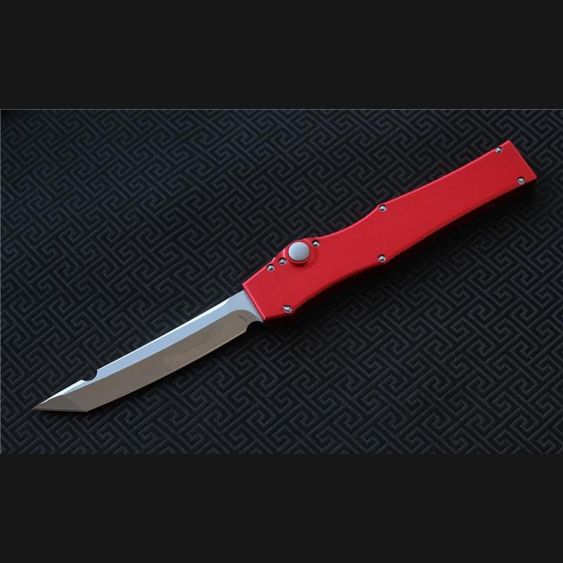 Microtech Large Tactical Knife: 273mm CNC Aluminum | Elite 61HRC Blade