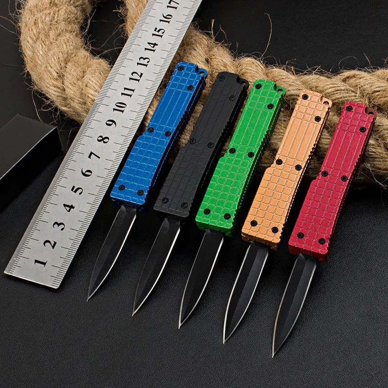 Mini Microtech Automatic OTF: 13.5cm Compact Tactical | Zinc Aluminum Alloy | 58 HRC