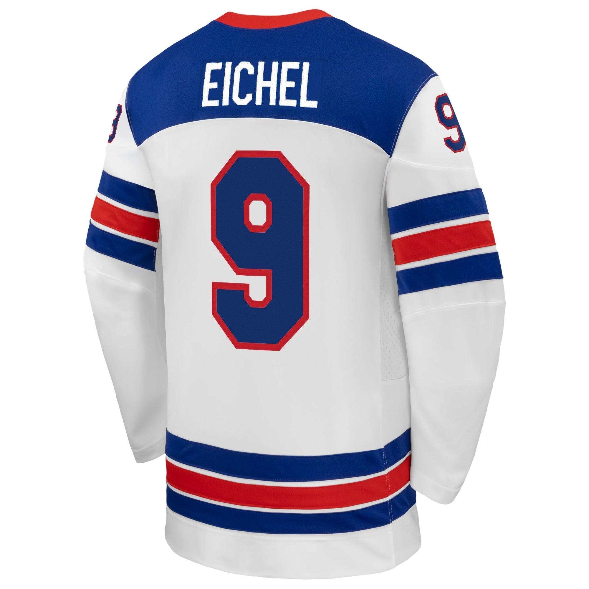 Nike Jack Eichel #9 USA Hockey 2026 Away Jersey - White