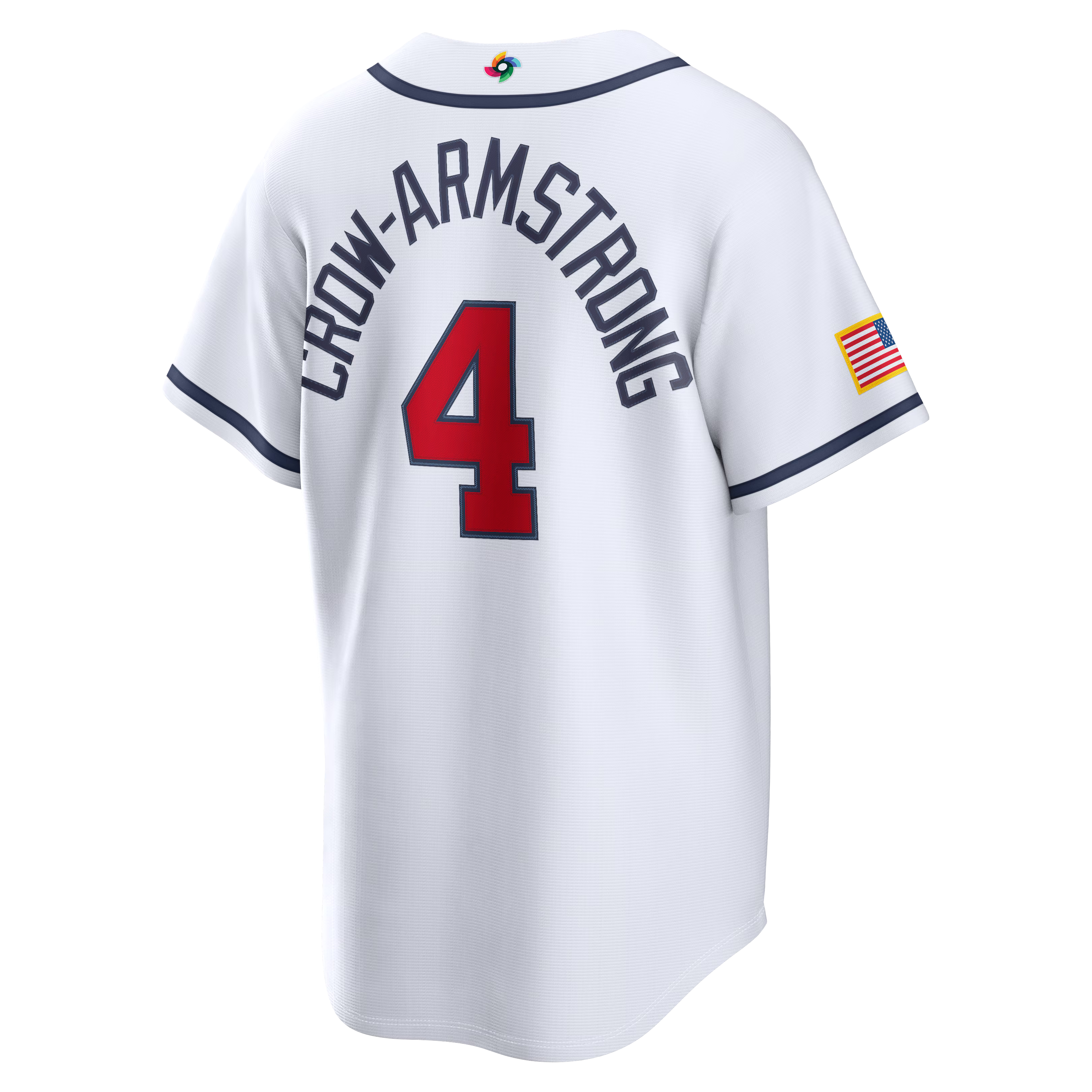 Nike USA Baseball 2026 World Baseball Classic Home Stadium Jersey – Pete Crow-Armstrong #1 – White