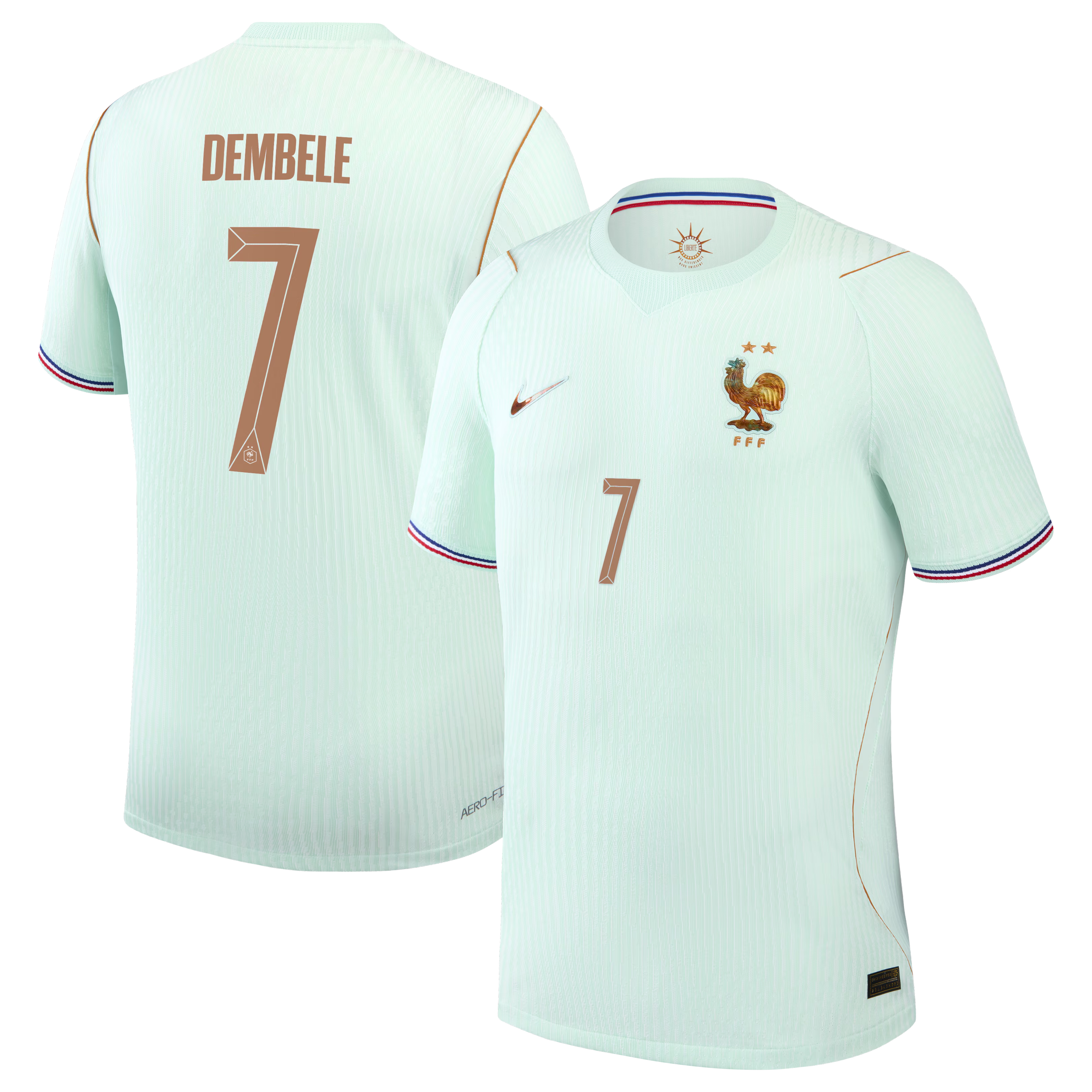 Ousmane Dembélé France National Team Nike 2026 Away Match Replica Jersey - Green