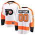 Philadelphia Flyers Team Away Breakaway Unisex Personalized Jersey - White - Jersey Teams World