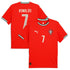 Portugal National Team Home Jersey 2025 - Red Football Shirt - Player #7 (Ronaldo) Custom Print
