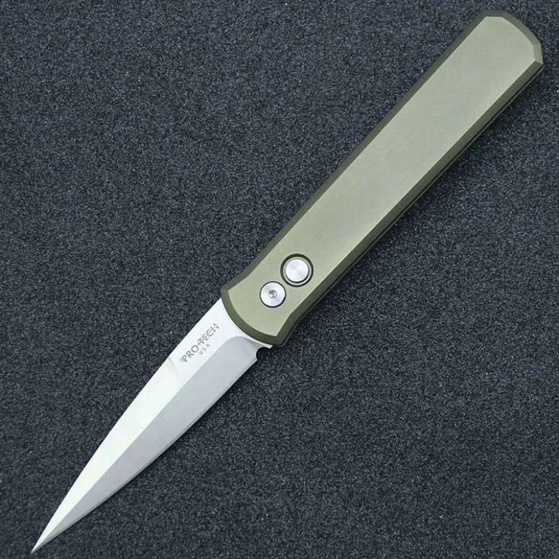 Protech 920 Automatic Tactical: 235mm Oversized Folder | CNC 6061-T6 Aluminum | Ultralight 110g