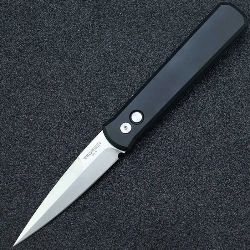 Protech 920 Automatic Tactical: 235mm Oversized Folder | CNC 6061-T6 Aluminum | Ultralight 110g
