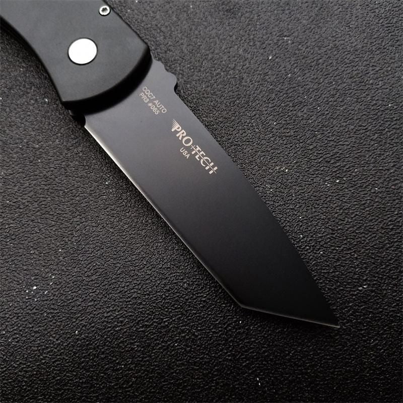 Protech CQC7 AUTO Tactical Knife: 201 mm Emerson Design | 6061-T6 Aluminum Handle