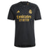 Real Madrid Adidas 2023/24 Third Custom Authentic T-shirt - Black