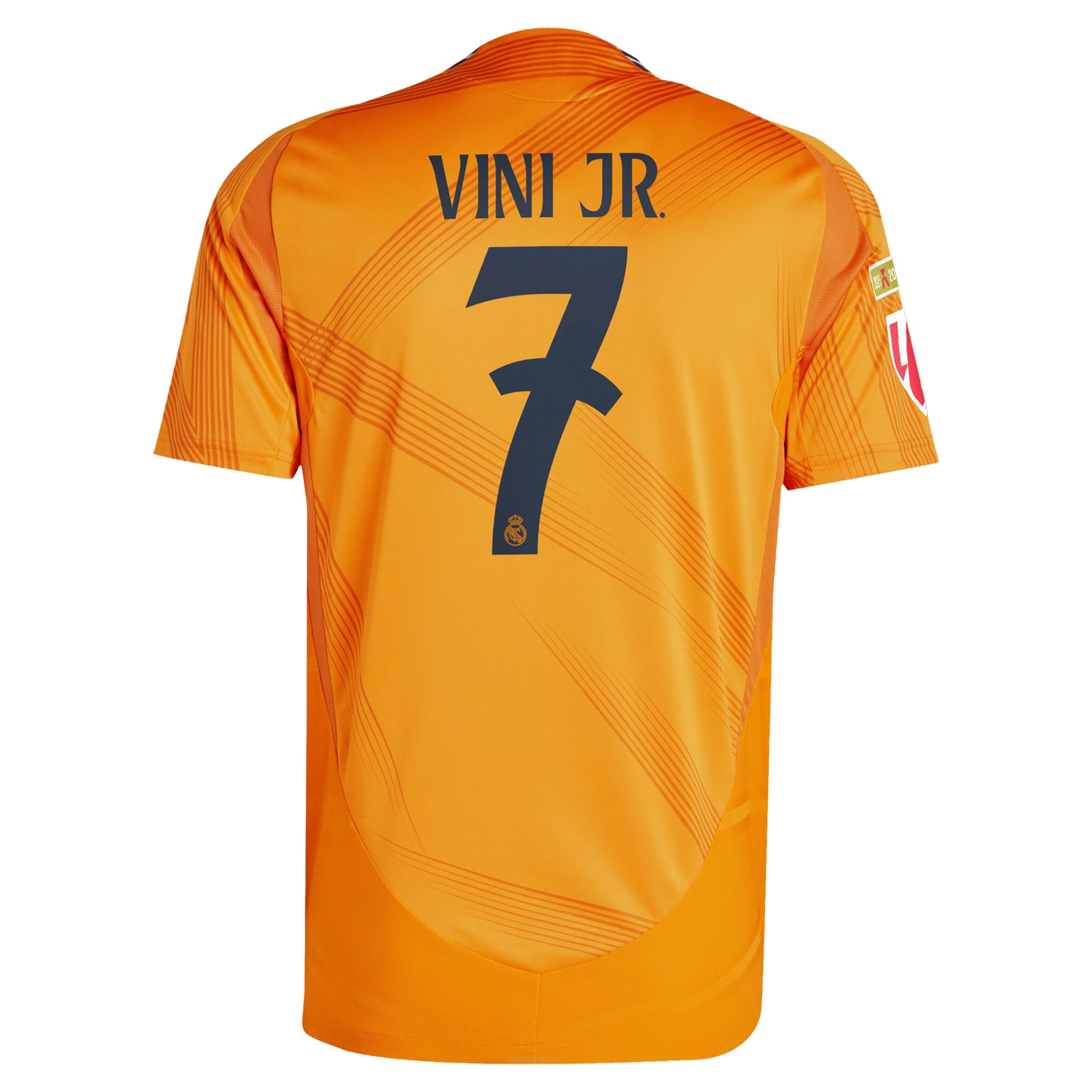 Real Madrid adidas 2024/25 Away Vini Jr. Authentic T-shirt - Orange