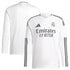 Real Madrid adidas 2024/25 Home Long Sleeve Authentic T-shirt - White