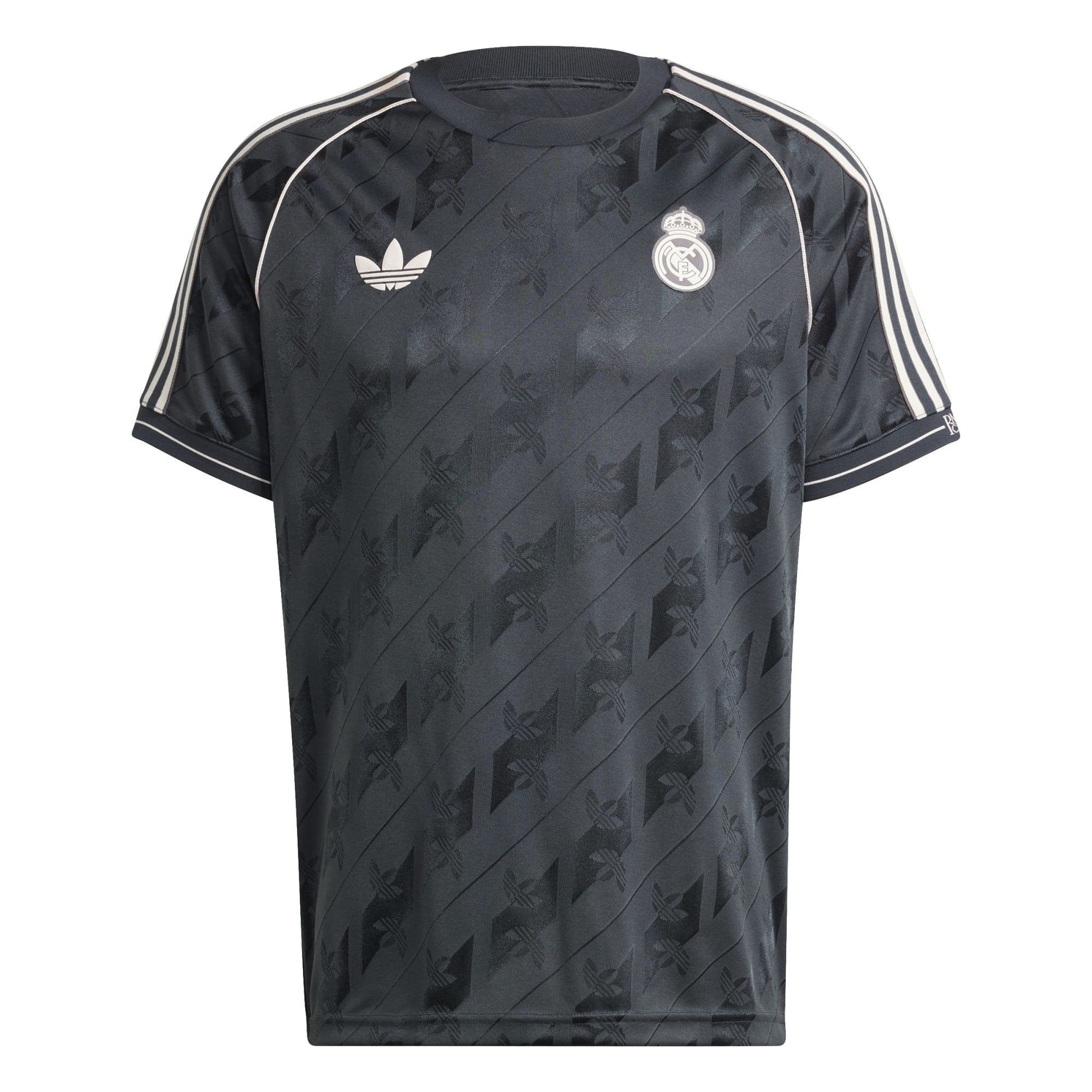 Real Madrid adidas Originals Lifestyler Authentic T-shirt - Charcoal