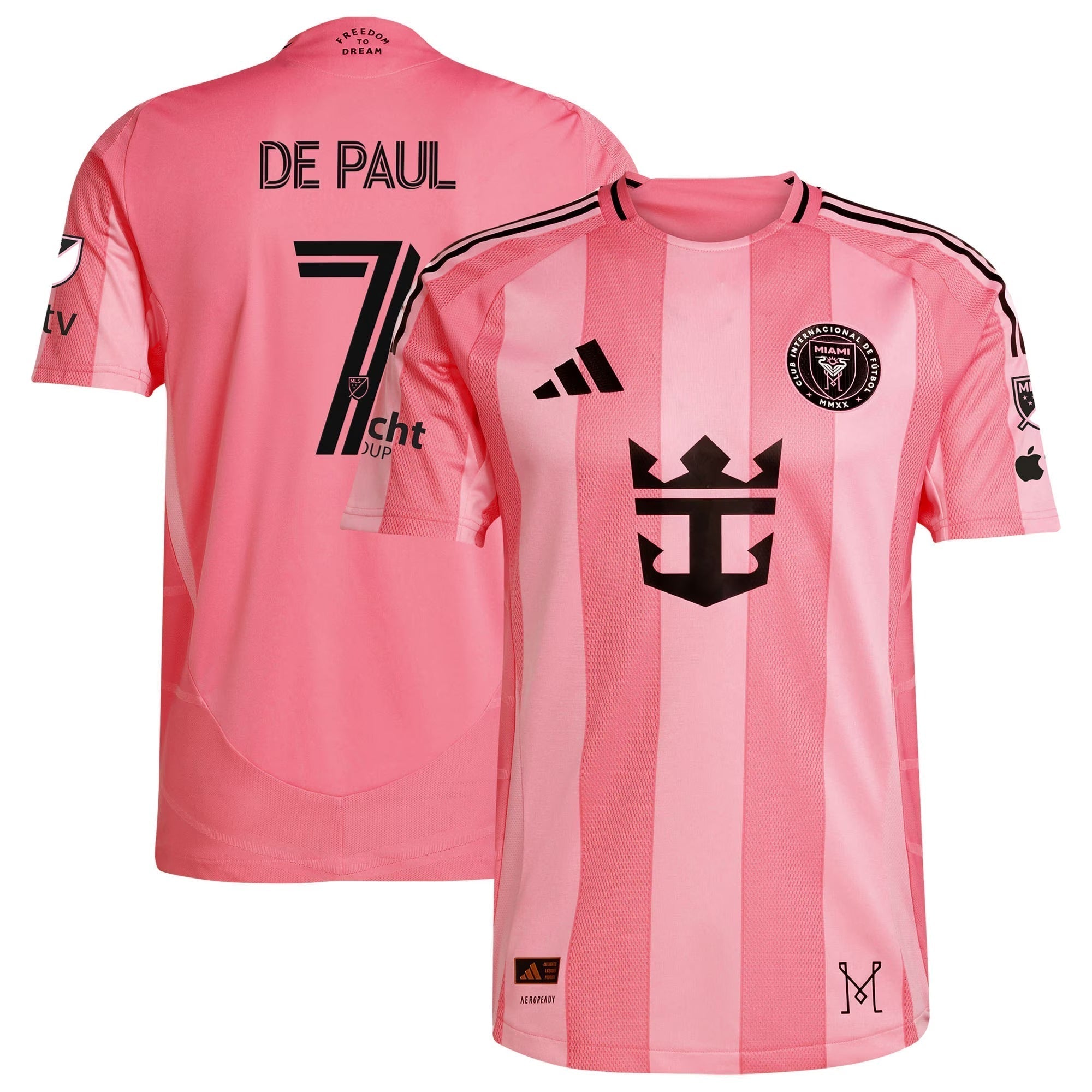 Rodrigo De Paul Inter Miami Fan Edition Football Jersey | Shop Rodrigo De Paul Inter Miami Soccer Shirt Online