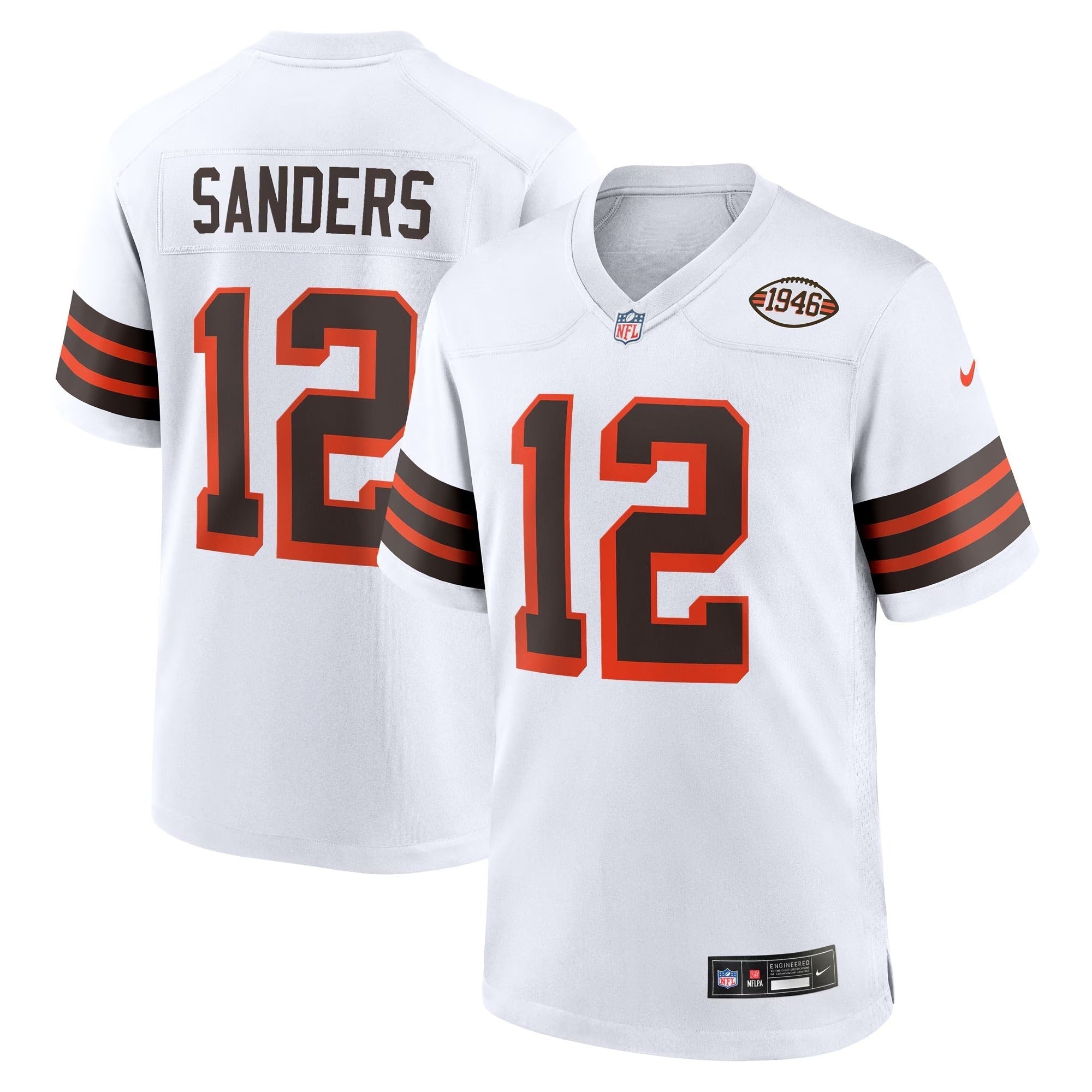 Shedeur Sanders Cleveland Browns Fan Edition Football Jersey | Shop Shedeur Sanders Cleveland Browns Soccer Shirt Online