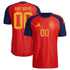 Spain National Team Home Football Shirt 2026 - Red/Yellow - Custom Name & Number