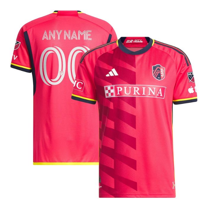 St. Louis City SC  Unisex Shirt 2023 CITY Custom Jersey - Red - Jersey Teams World