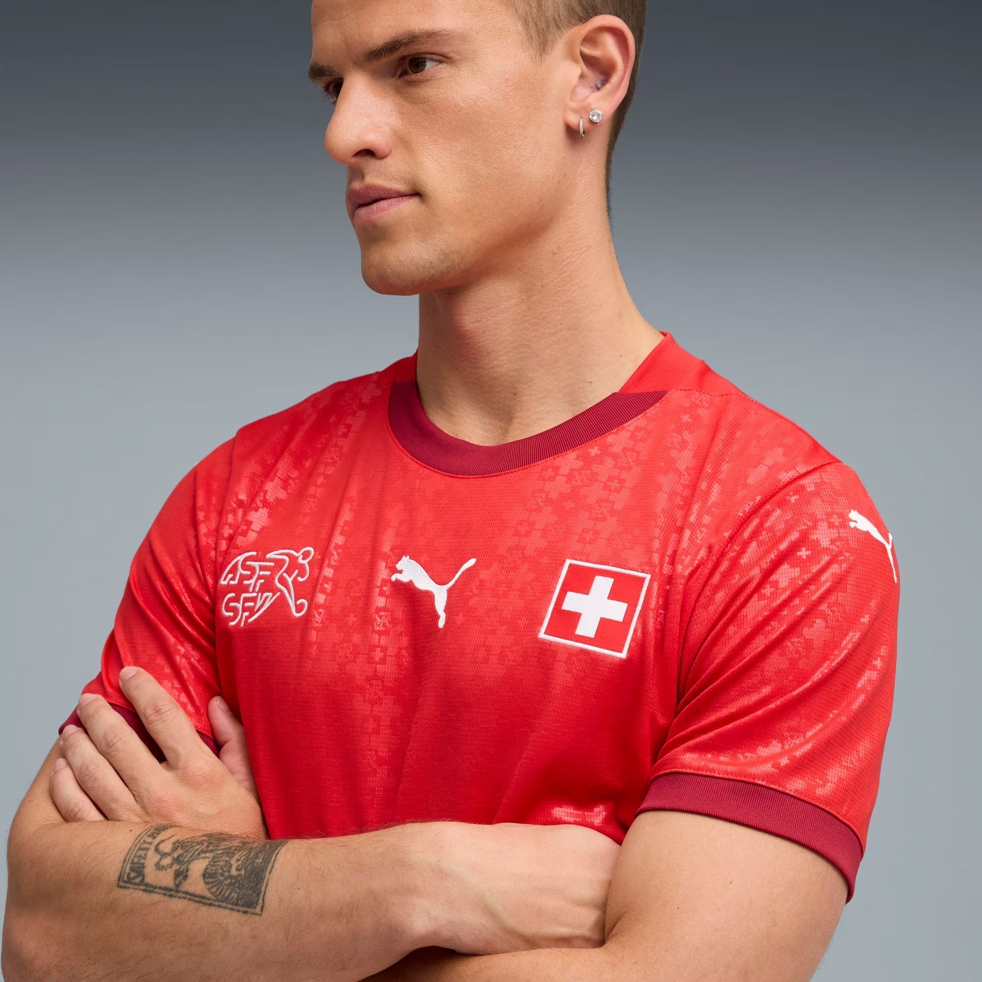 Switzerland National Team Fan Edition Football Jersey | Shop Switzerland National Team Soccer Shirt Online