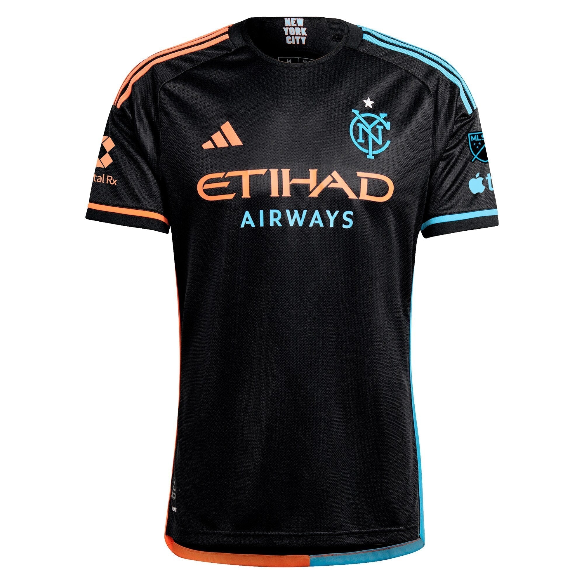 Santiago Rodríguez New York City FC adidas 2024 24/7 Kit Player Jersey – Black