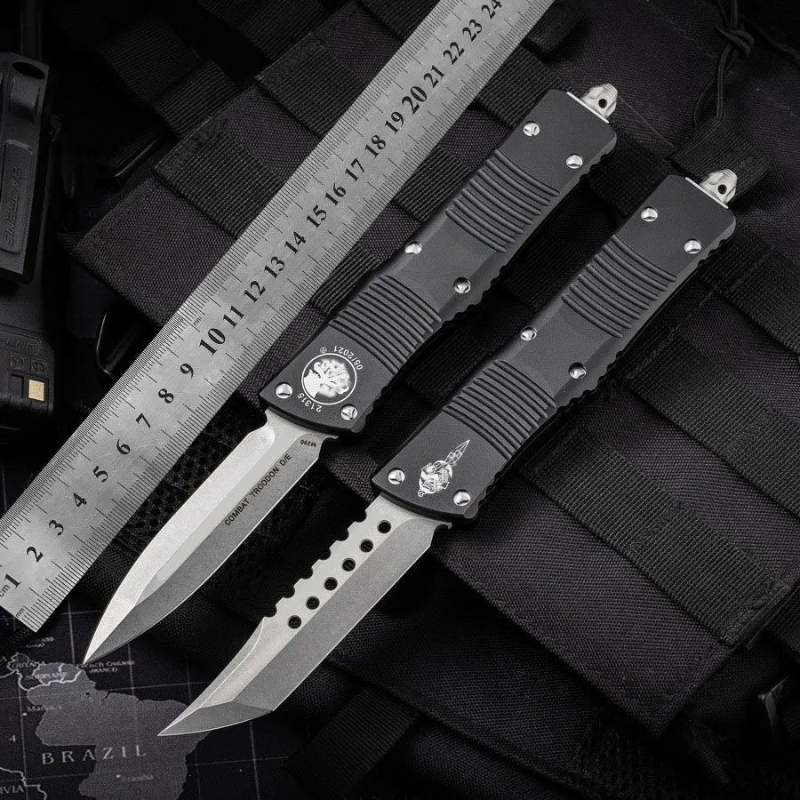 UT Micro Marfione OTF Automatic: 245 mm Full-Size Tactical | T6061 Aviation Aluminum | 60 HRC