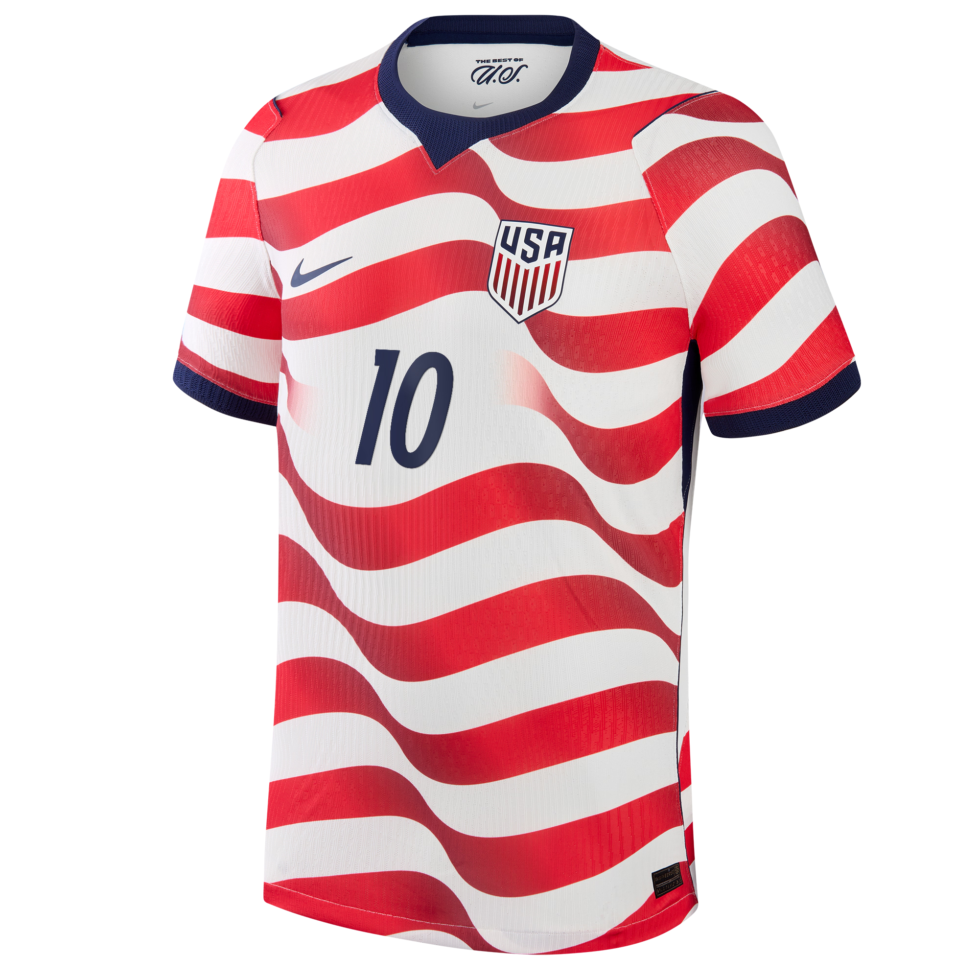 Usa Home Football Custom Shirt 2026 - White - Player #10 (Pulisic)