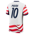 Usa Home Football Custom Shirt 2026 - White - Player #10 (Pulisic)