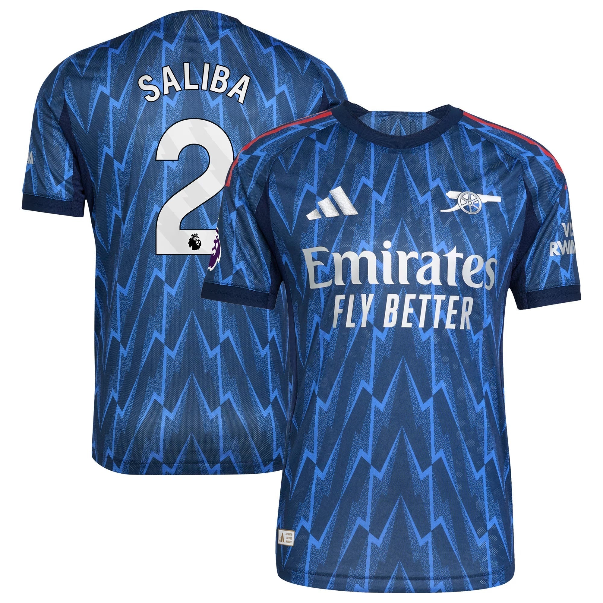 William Saliba Arsenal Fan Edition Football Jersey | Shop William Saliba Arsenal Soccer Shirt Online