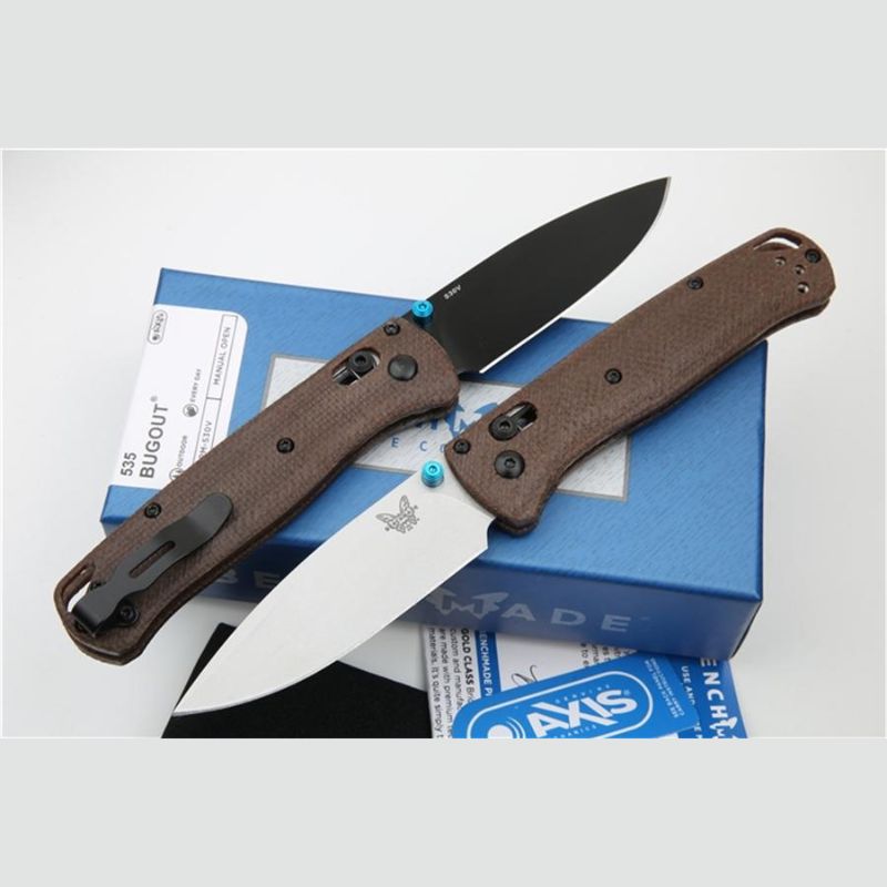 Benchmade Bugout 535: 189mm Ultralight Folding Knife | Earth Brown Edition