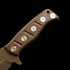 Benchmade 375 Shane Sibert Adamas Fixed Blade Knife – 4.2" CPM-CruWear Steel – Micarta Handle with Flat Earth Finish