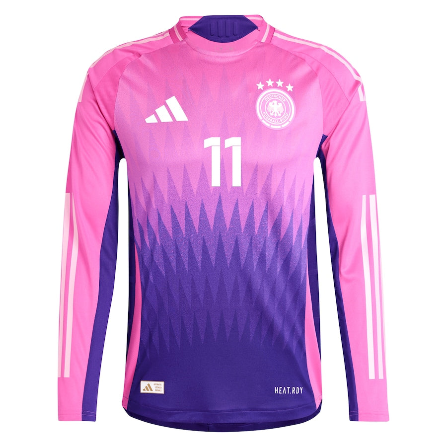 DFB adidas Away Shirt 2024 - Long Sleeve with Führich 11 printing