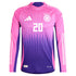 DFB adidas Away Shirt 2024 - Long Sleeve with Gnabry 20 printing