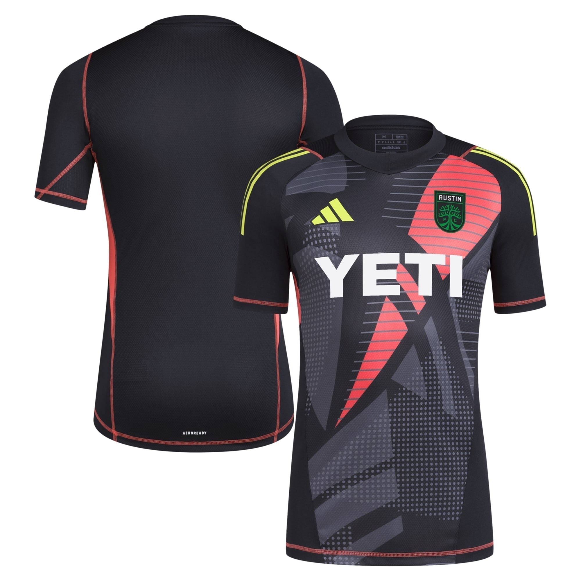 Austin FC adidas 2024 Goalkeeper Authentic T-shirt - Black
