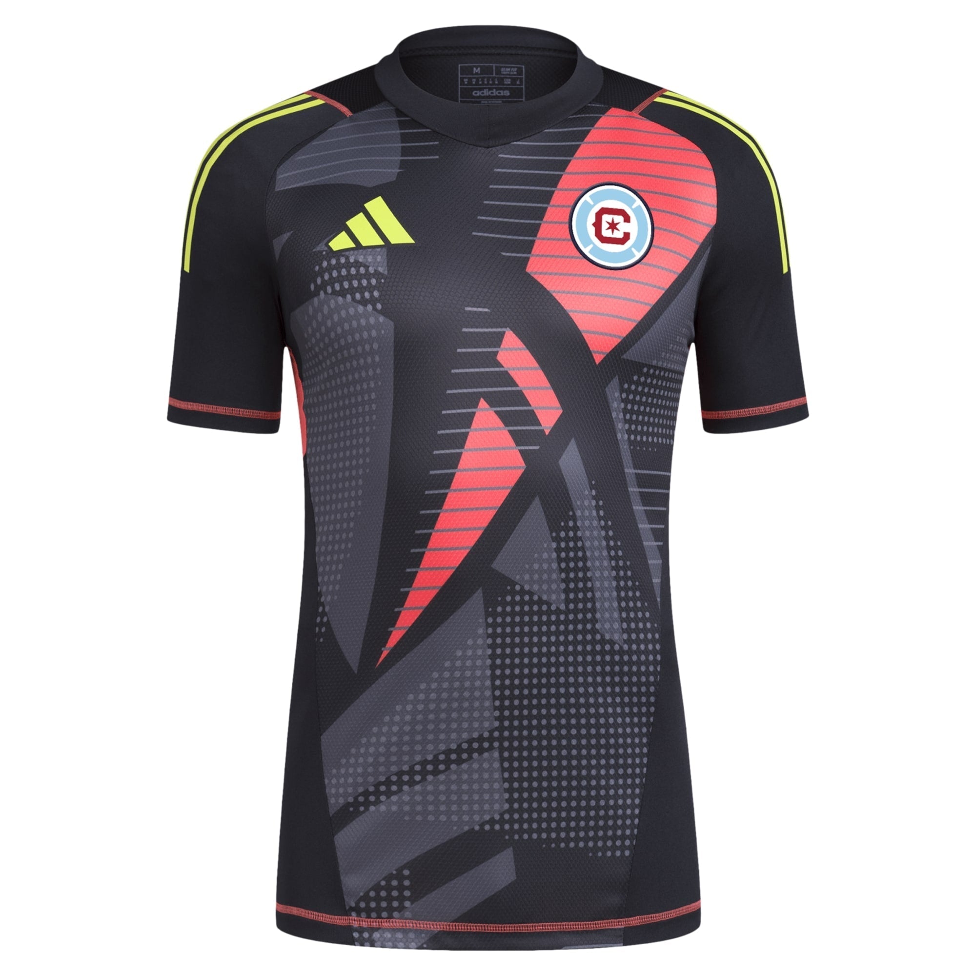 Chicago Fire adidas 2024 Goalkeeper Authentic T-shirt - Black