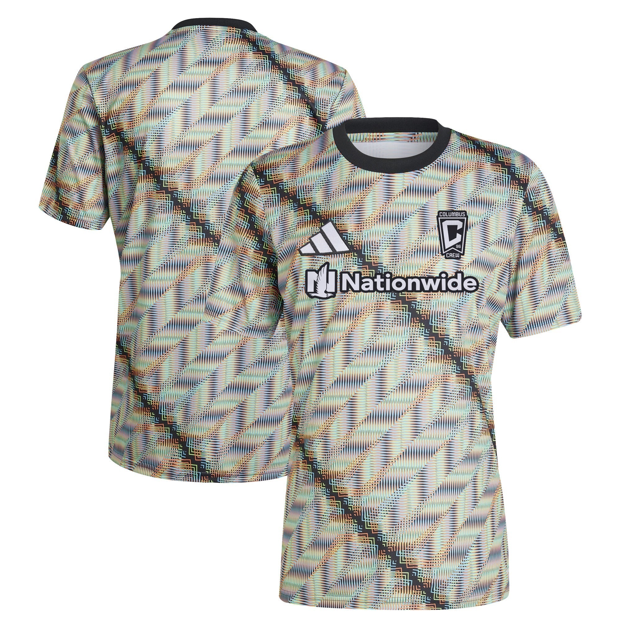 Columbus Crew adidas 2024 Hispanic Heritage Pre-Match Top - Black