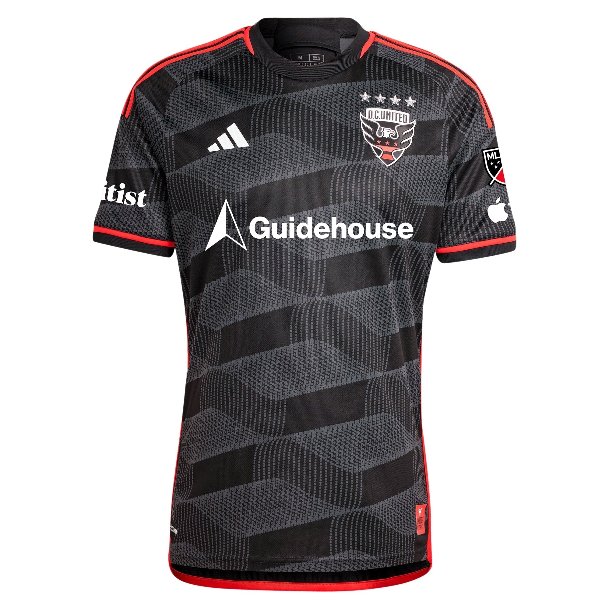 D.C. United adidas 2024 The Icon Kit Authentic T-shirt – Black