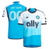 Charlotte FC adidas 2024 The Carolina Kit: Explore Custom Authentic T-shirt - Blue