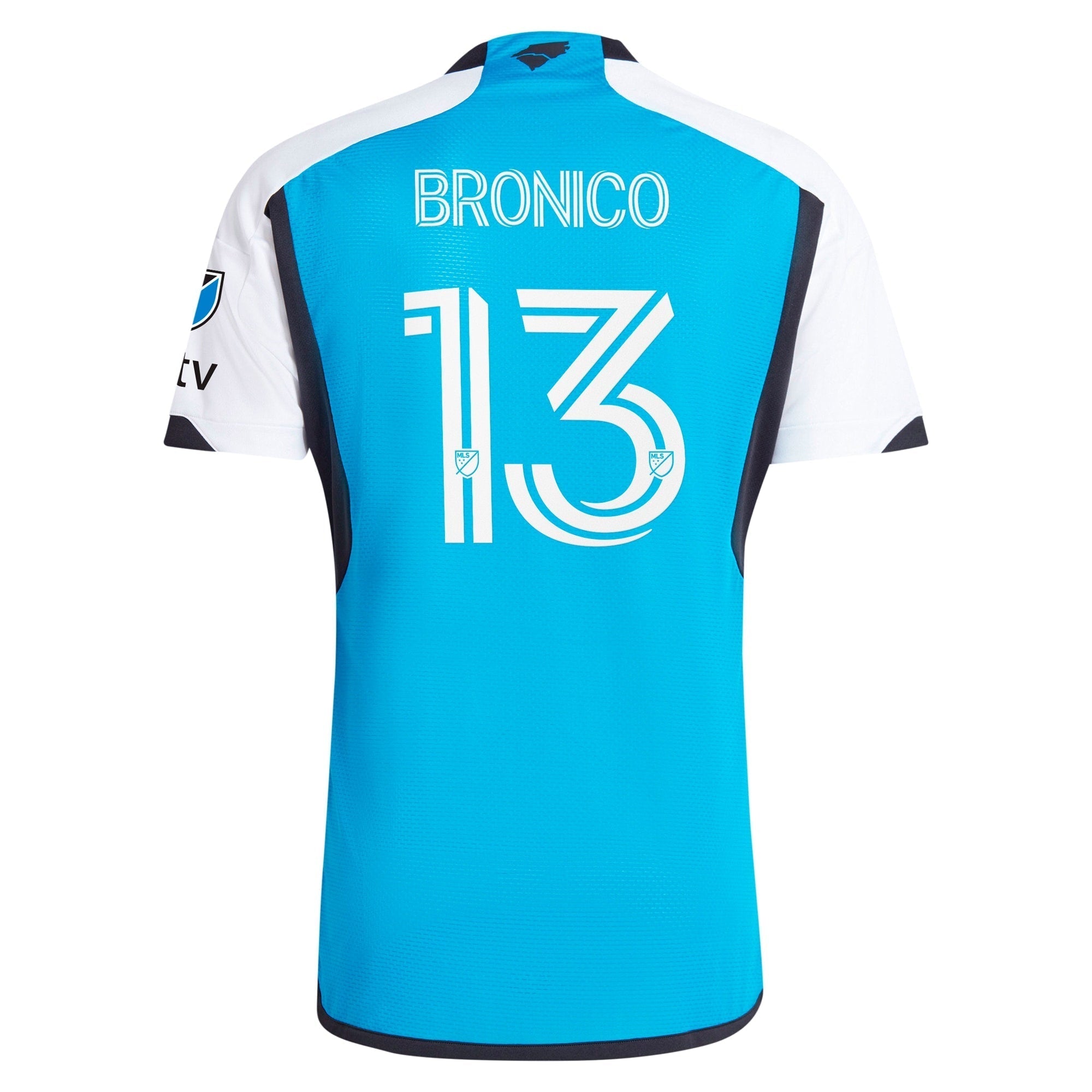 Brandt Bronico Charlotte FC adidas 2024 The Carolina Kit: Explore Player Authentic T-shirt - Blue