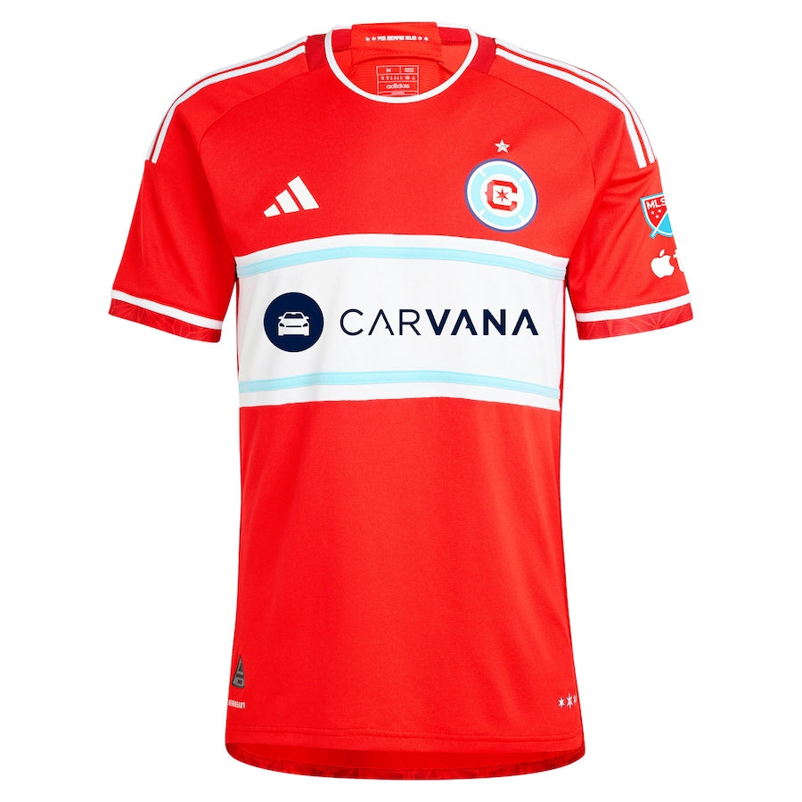 Brian Gutiérrez Chicago Fire adidas 2024 Return To Red Player Authentic T-shirt – Red