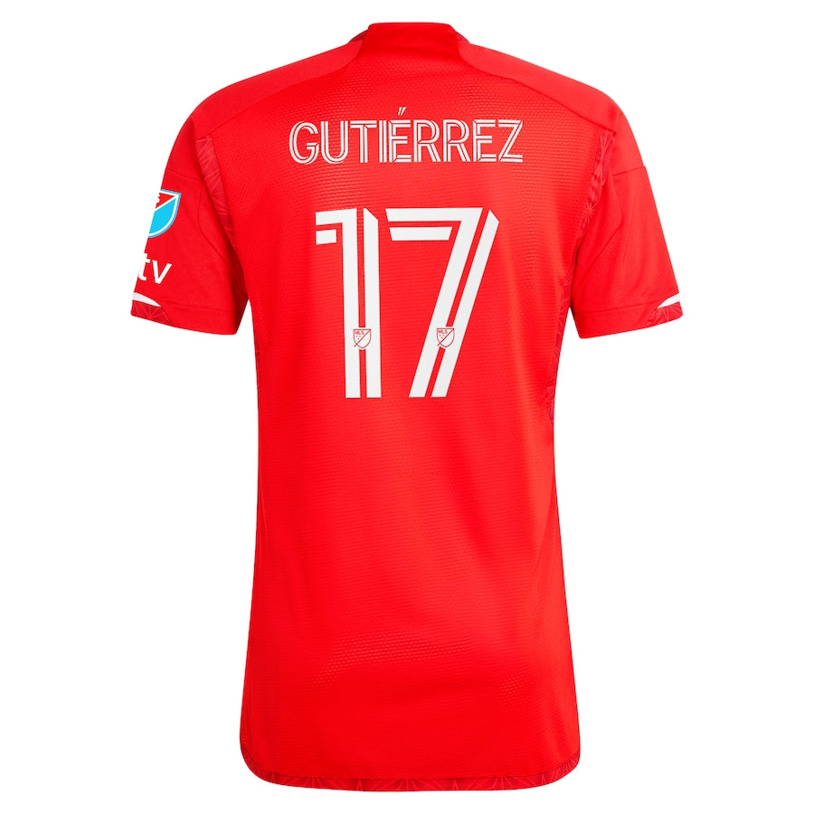 Brian Gutiérrez Chicago Fire adidas 2024 Return To Red Player Authentic T-shirt – Red