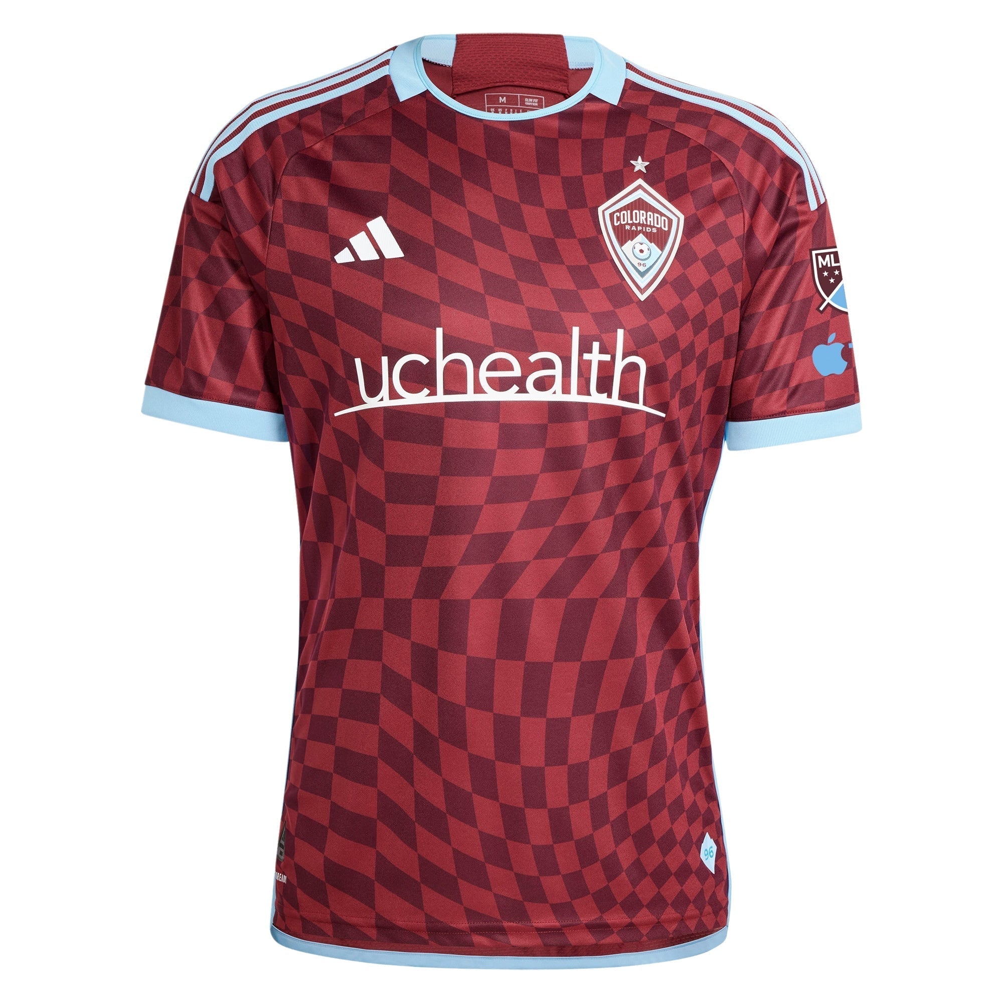 Colorado Rapids adidas 2024 One Flag Kit Authentic T-shirt - Burgundy