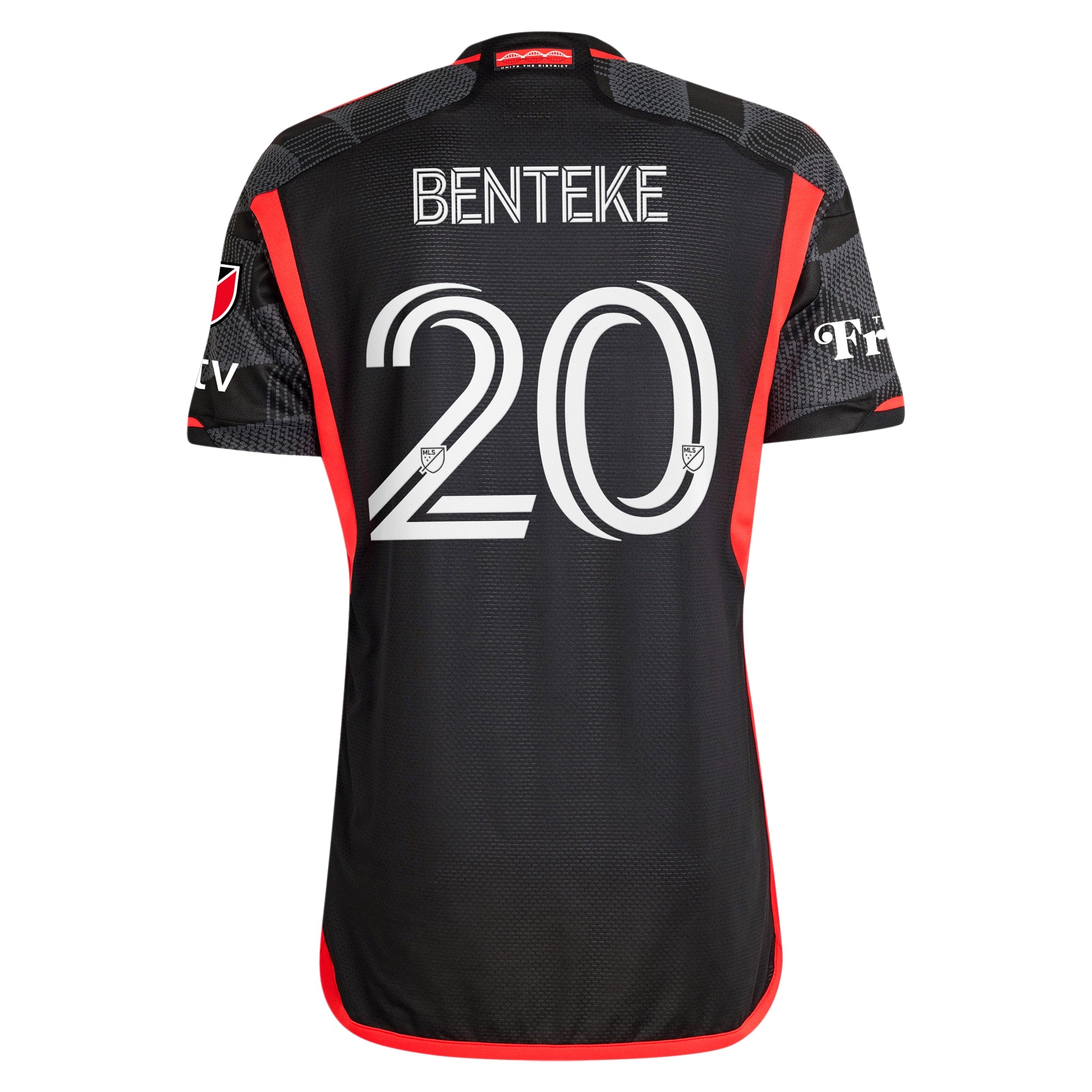 Christian Benteke D.C. United adidas 2024 The Icon Kit Player Authentic T-shirt – Black